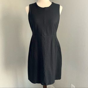 Land’s End Black Sleeveless Ponte Dress size 8P